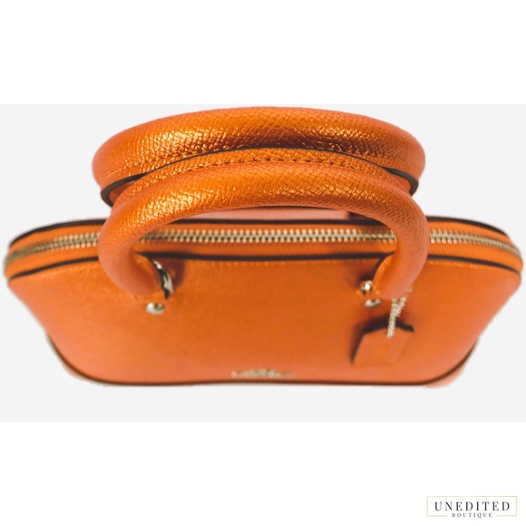 NWT - Coach Metallic Tangerine Shoulder Bag - Picture 7 of 7